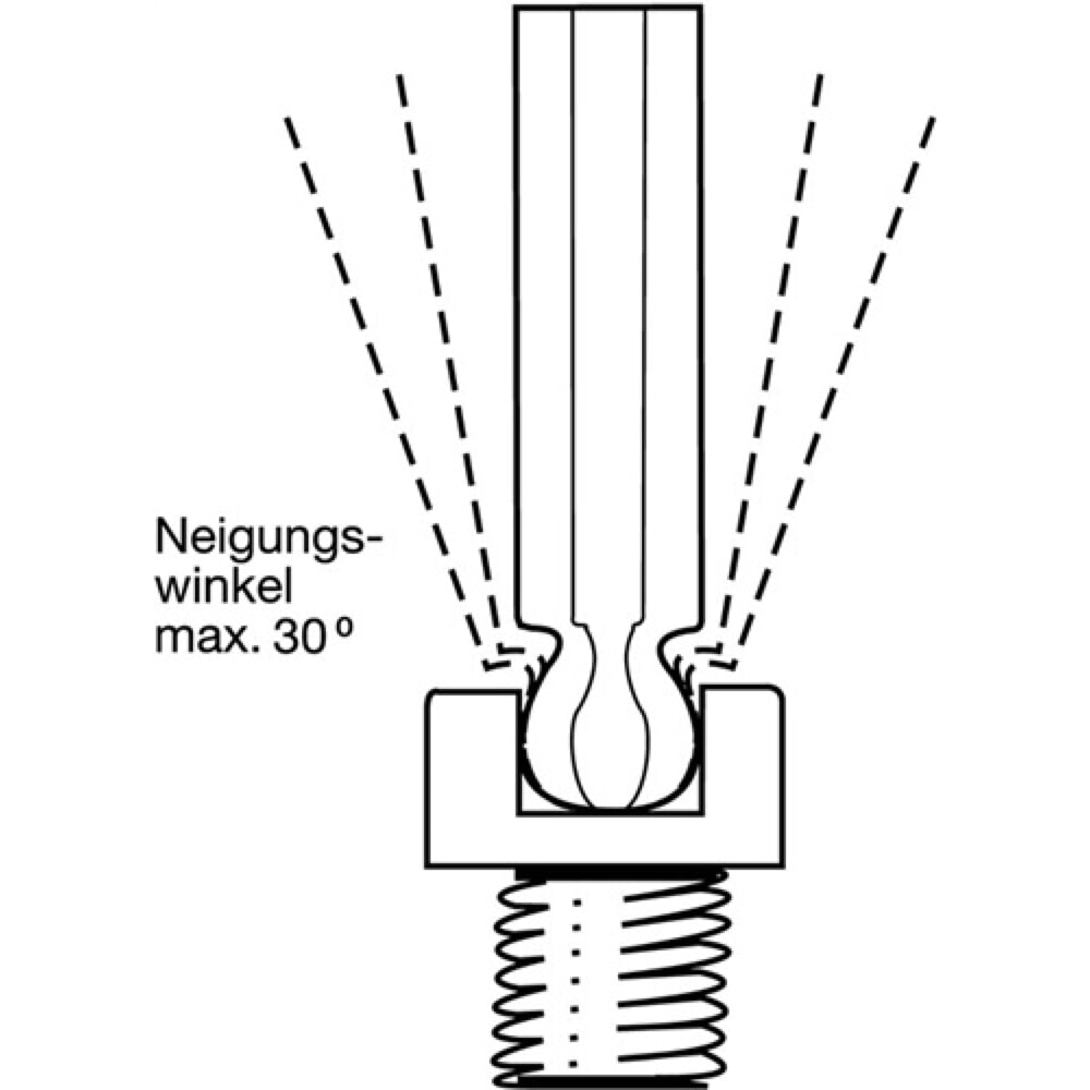 Produktabbildung Nr. 3: Sechskantwinkelschraubendreher 369 SW 8mm lang,Kugelkopf 206x44mm WIHA