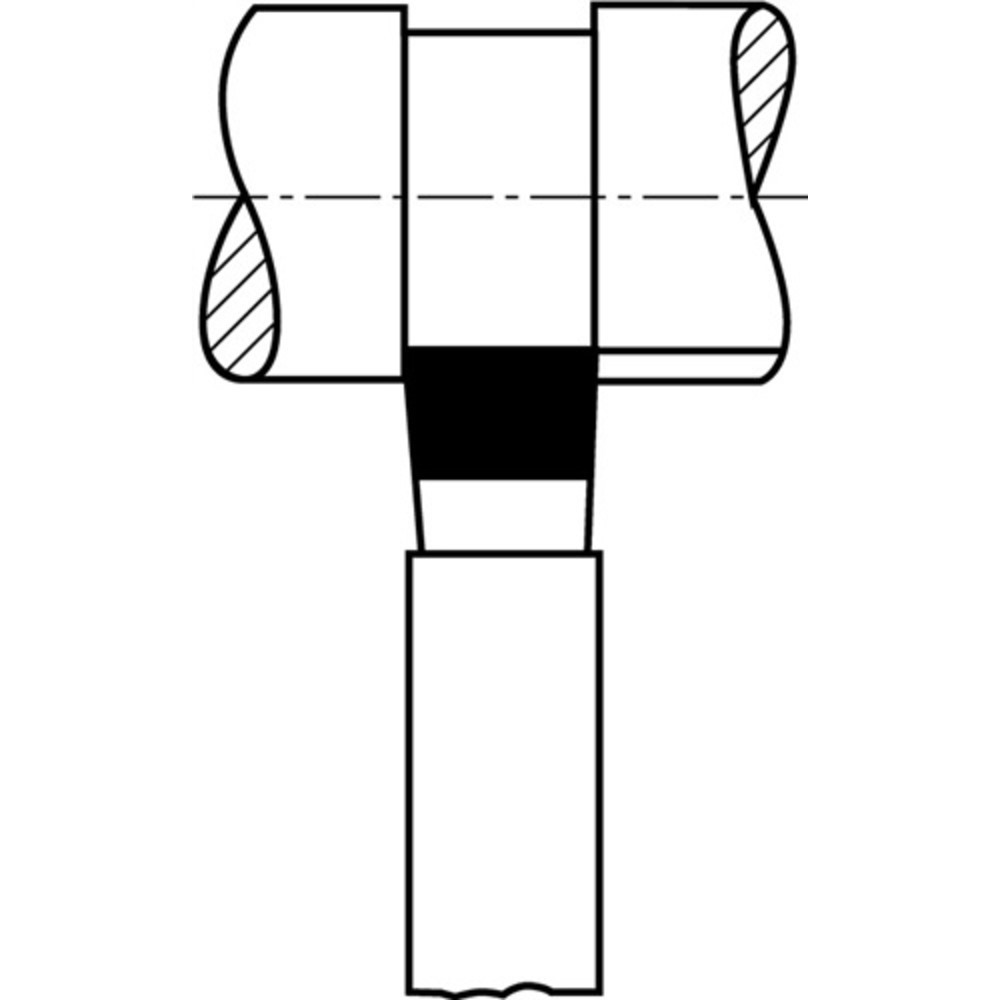 Produktabbildung Nr. 2: Drehmeissel DIN 4976ISO4 12x12mm HM P25/P30 ger. breit Wilke