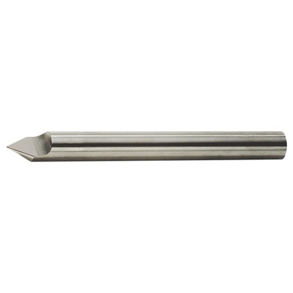 Produktabbildung: Gravierstichel Profil D D.10mm VHM Gesamt-L. 75mm Werner Wilke