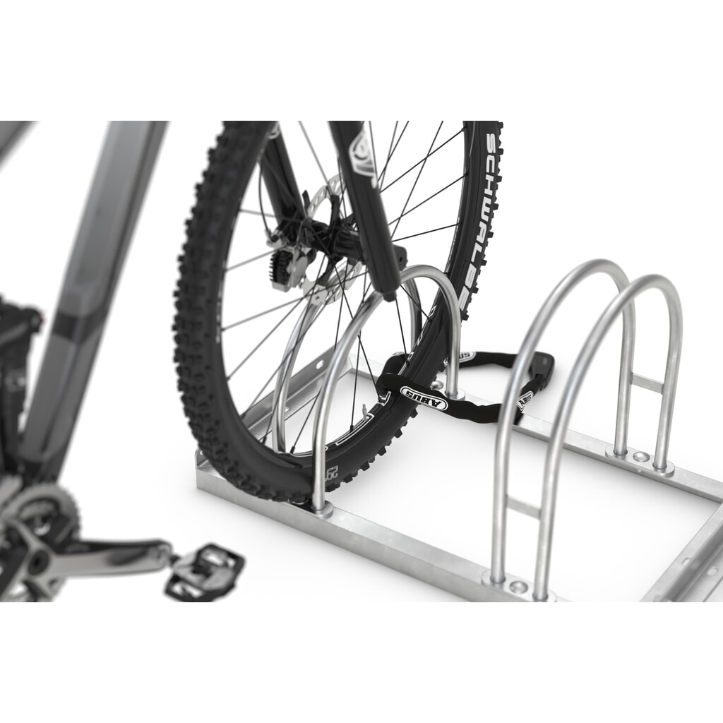 wsm® Bogenparker, 2-seitig, 4 Stellplätze, verzinkt Produktabbildung Nr. 4: wsm® Bogenparker, 2-seitig, 4 Stellplätze, verzinkt