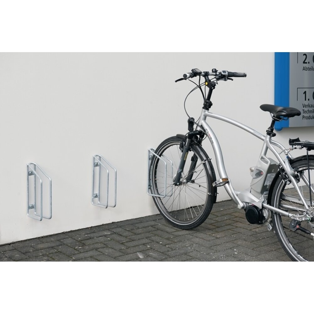 Produktabbildung Nr. 2: WSM Fahrradklemmbügel, Anzahl Radstände 1, 90 ° verzinkt, für Wandbefestigung