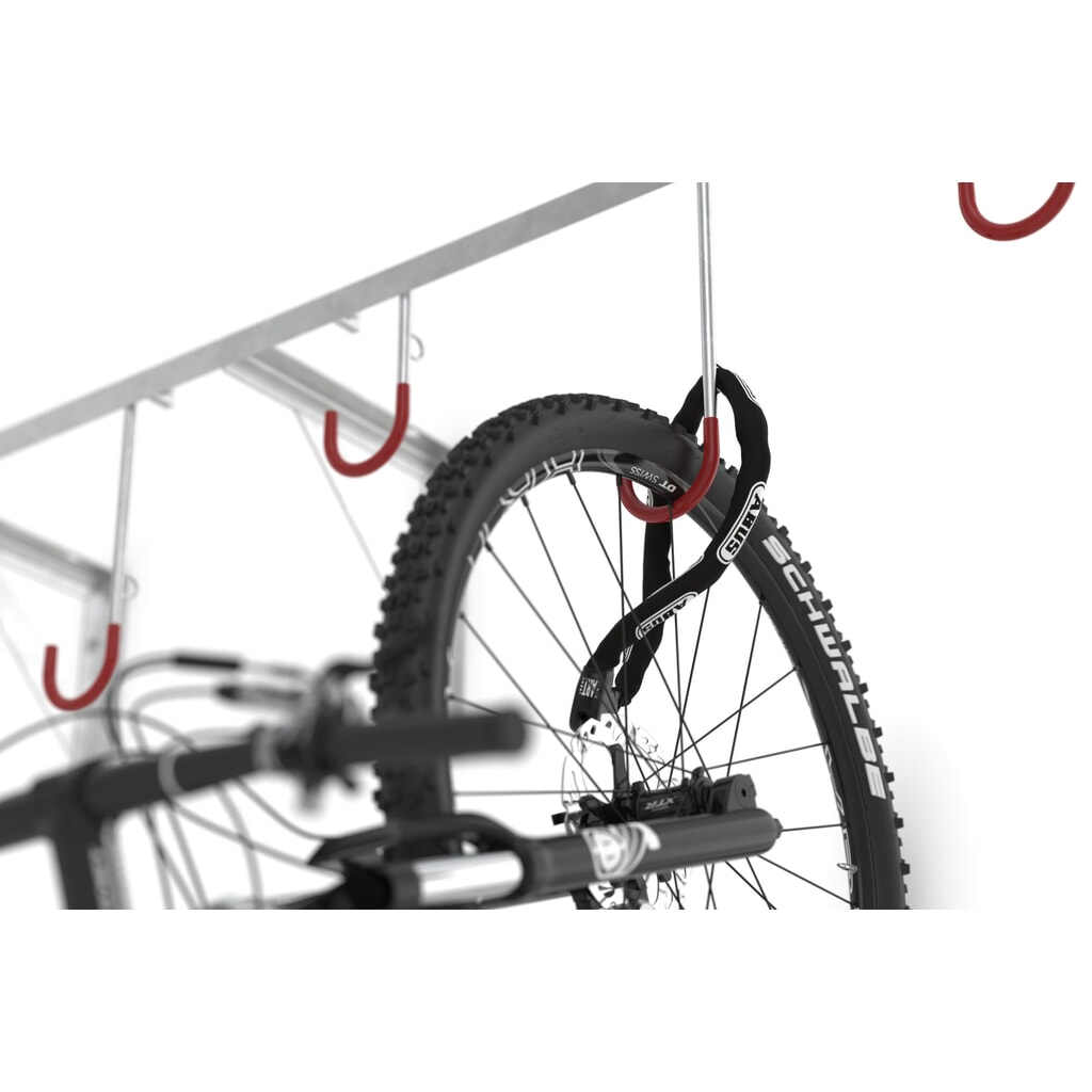 wsm® Reihen-Hängeparker, 2 Stellplätze, Deckenmontage Produktabbildung Nr. 3: wsm® Reihen-Hängeparker, 2 Stellplätze, Deckenmontage