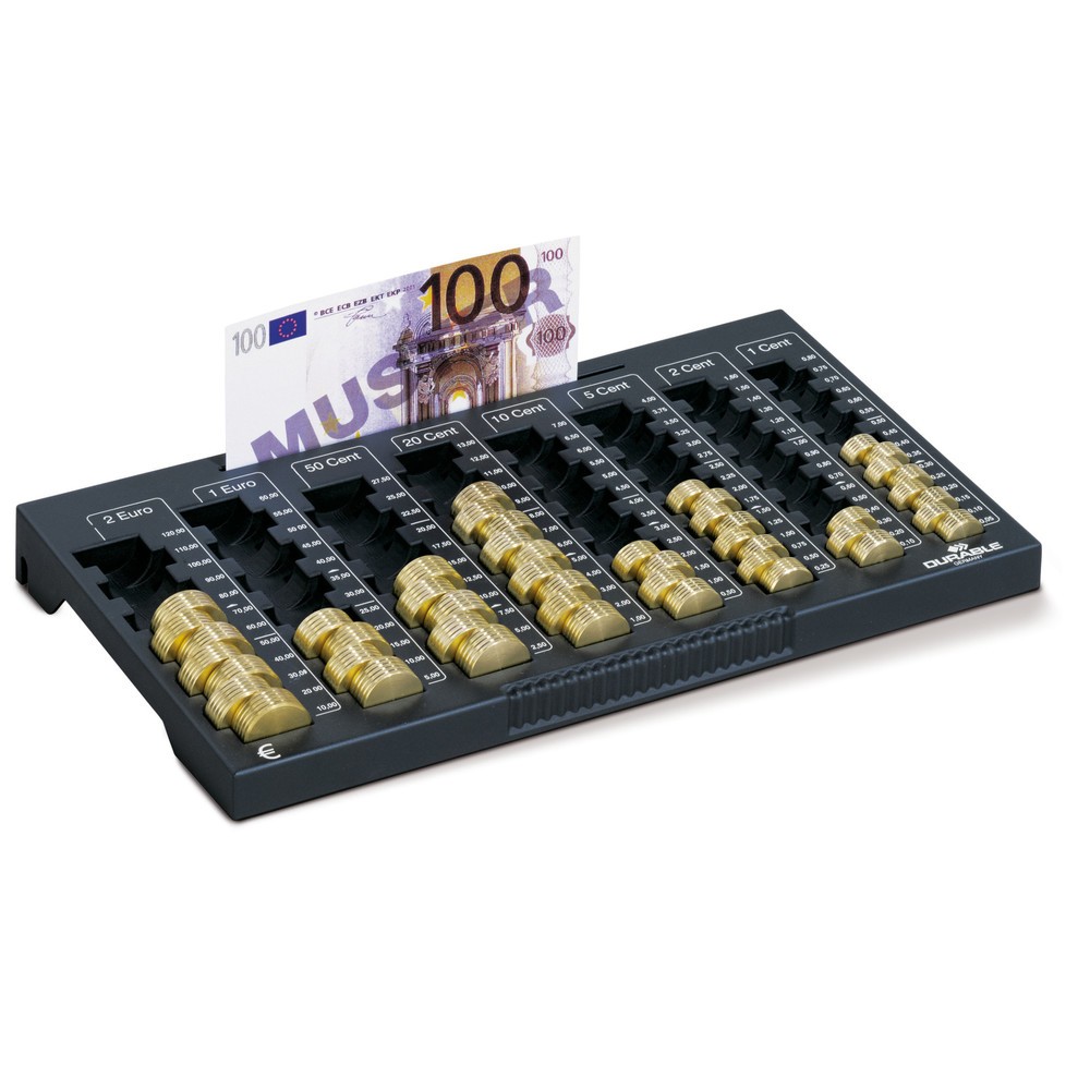 Produktabbildung: DURABLE Zählbrett für Euromünzen und Scheine