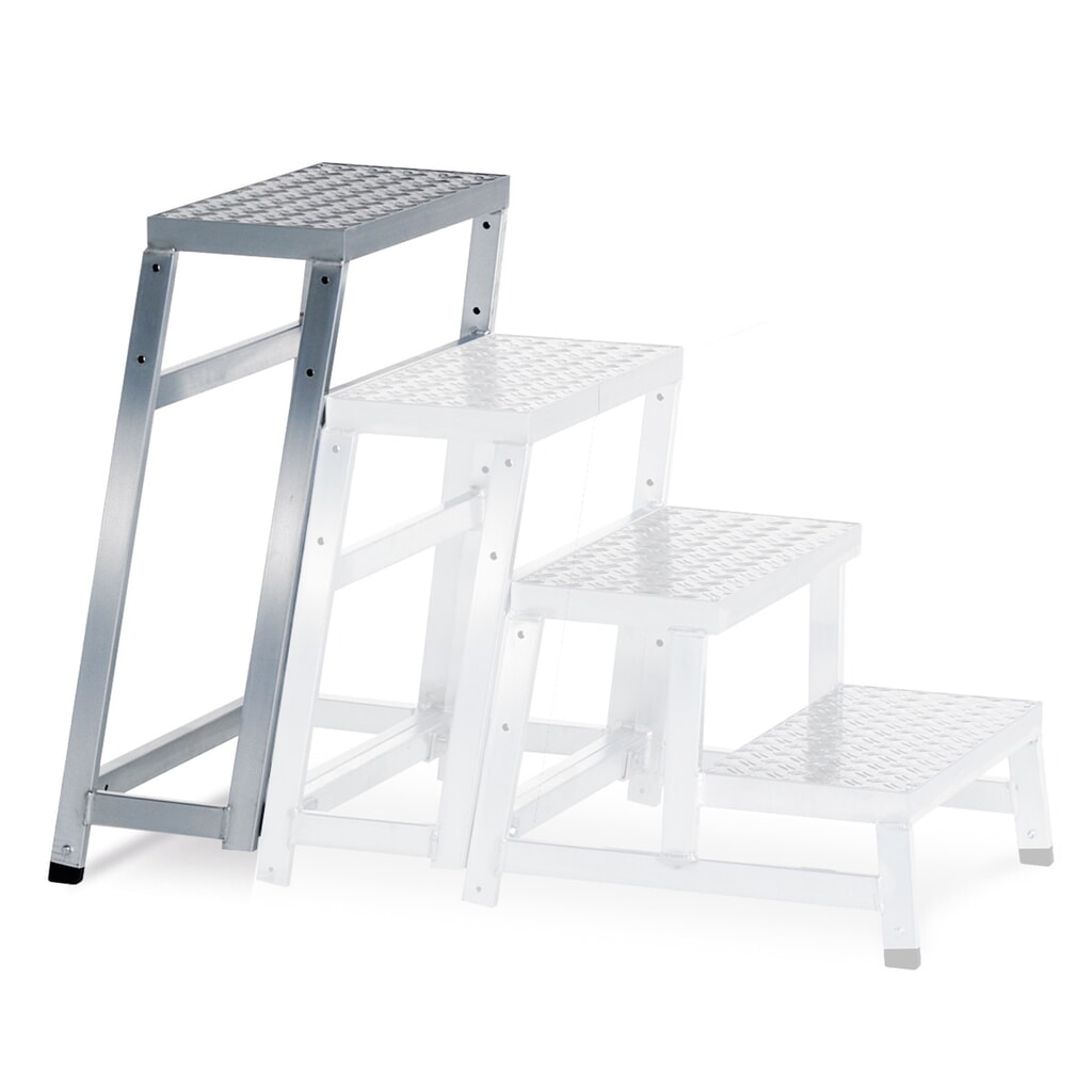 ZARGES Arbeitspodest, Modul D, Standhöhe 800 mm Produktabbildung: ZARGES Arbeitspodest, Modul D, Standhöhe 800 mm