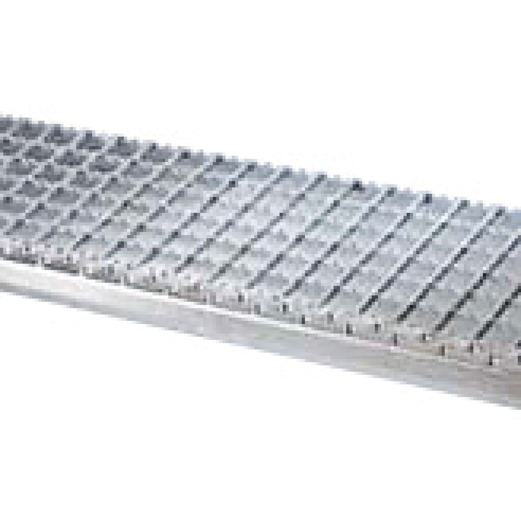 ZARGES Podesttreppe, fahrbar, 1-seitig begehbar, Standhöhe 0,96 m, Gitterrost Produktabbildung Nr. 2: ZARGES Podesttreppe, fahrbar, 1-seitig begehbar, Standhöhe 0,96 m, Gitterrost