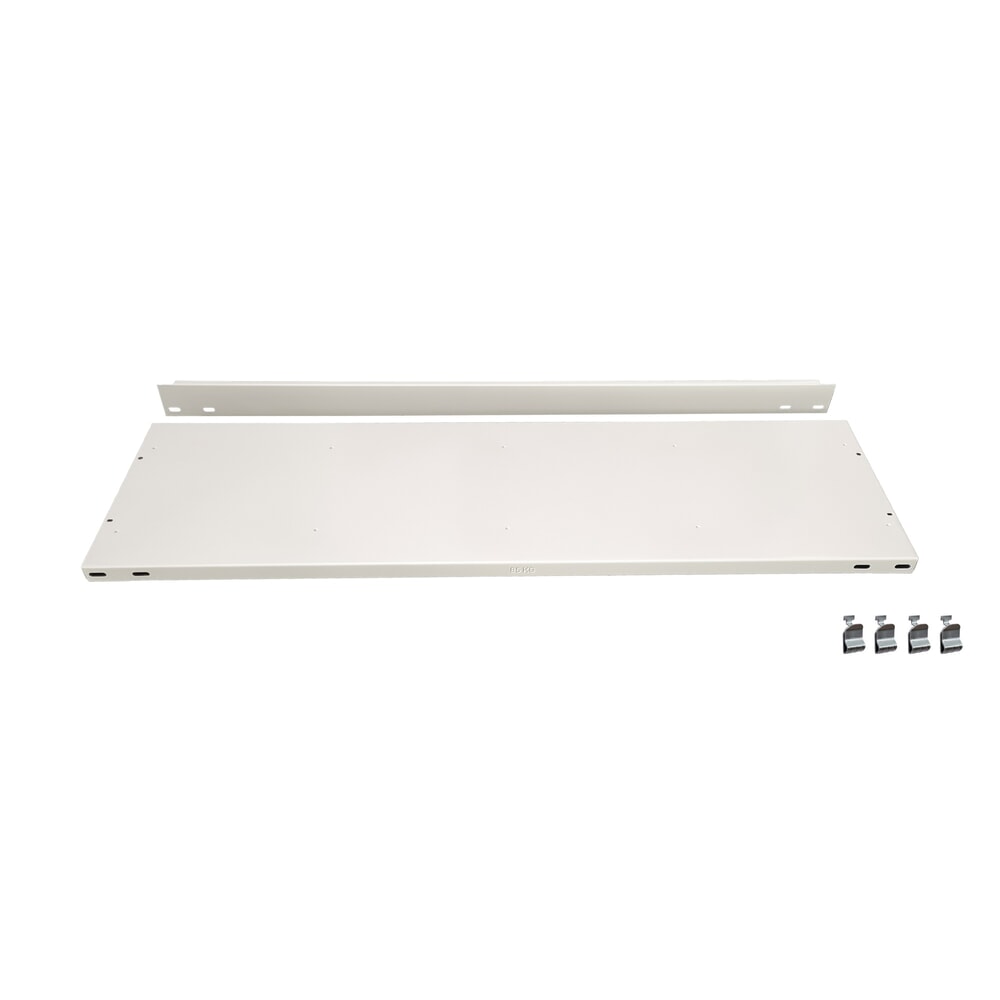 Produktabbildung: Zusatzboden für SCHULTE Aktenregal in schwarz, mit Endanschlägen, BxT 1.300 x 300 mm