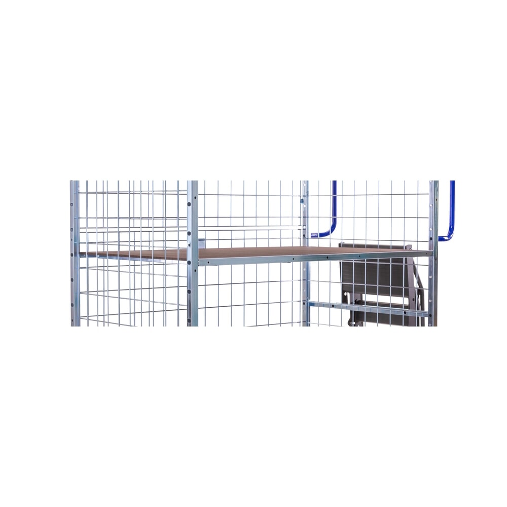 Produktabbildung: Zwischenboden für Ameise® Kommissionierwagen AK-XL, Holz-Ladefläche, BxT 800 x 1.240 mm, fest