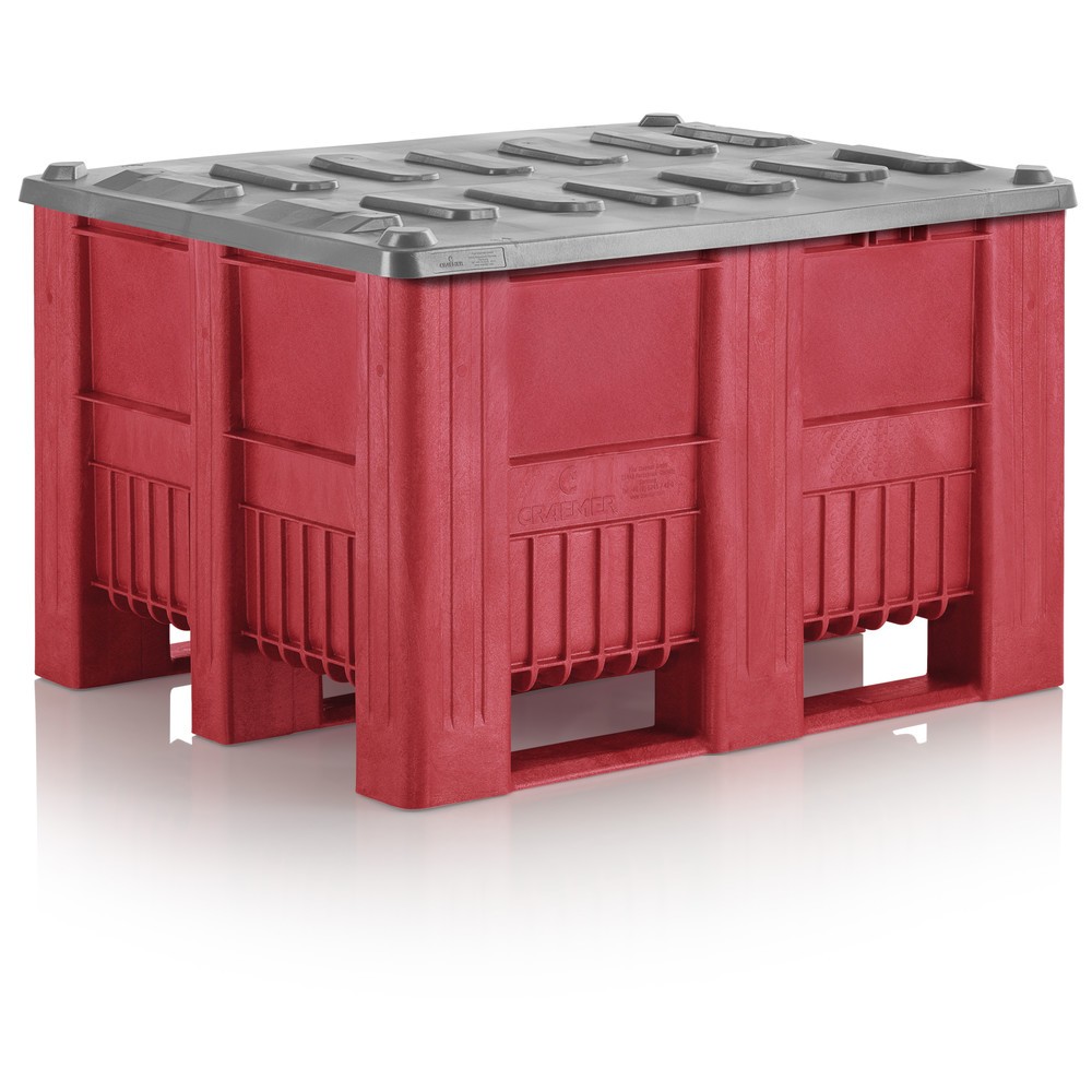 Produktabbildung Nr. 3: Deckel für CRAEMER Palettenbox, 1.200 x 800 x 760 mm, grau