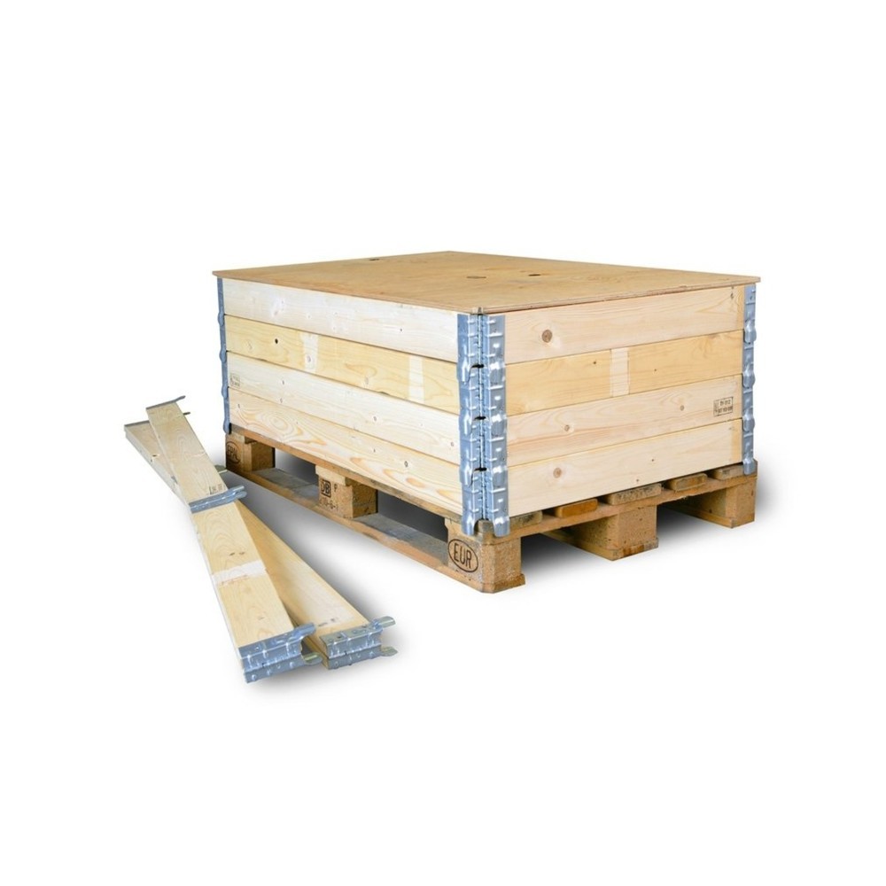 Produktabbildung: Deckel für Holzaufsatzrahmen, 1/2-Mass, LxBxH 800 x 600 x 8 mm