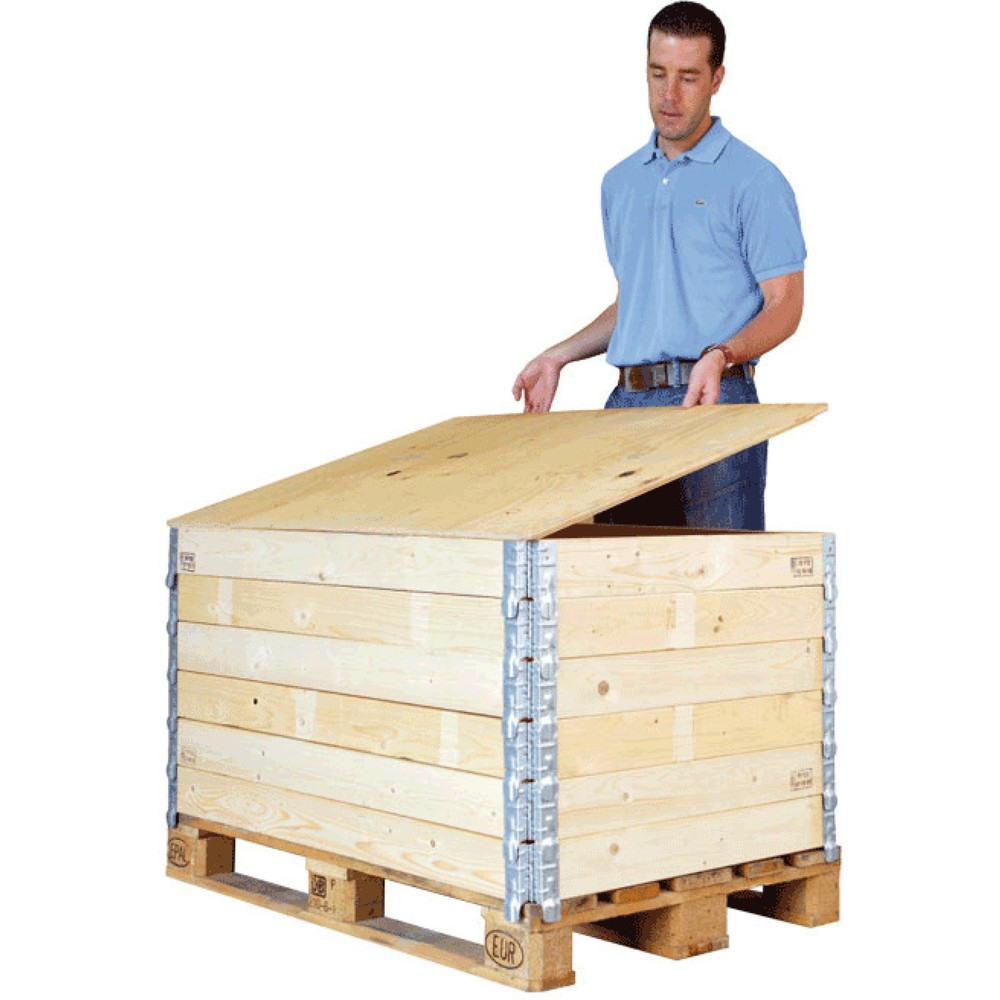 Produktabbildung Nr. 2: Deckel für Holzaufsatzrahmen, 1/2-Mass, LxBxH 800 x 600 x 8 mm