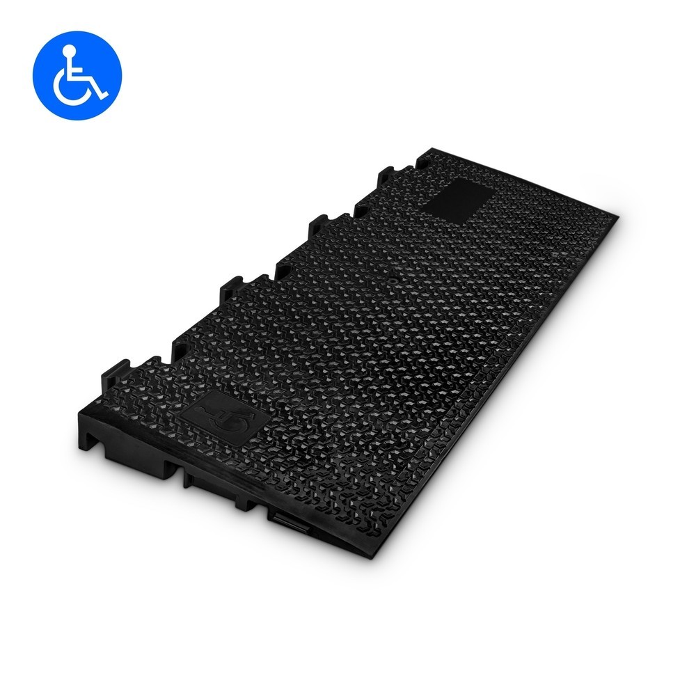 Produktabbildung: Defender® by Adam Hall Kabelbrücke MIDI 5 2D Rampe, schwarz