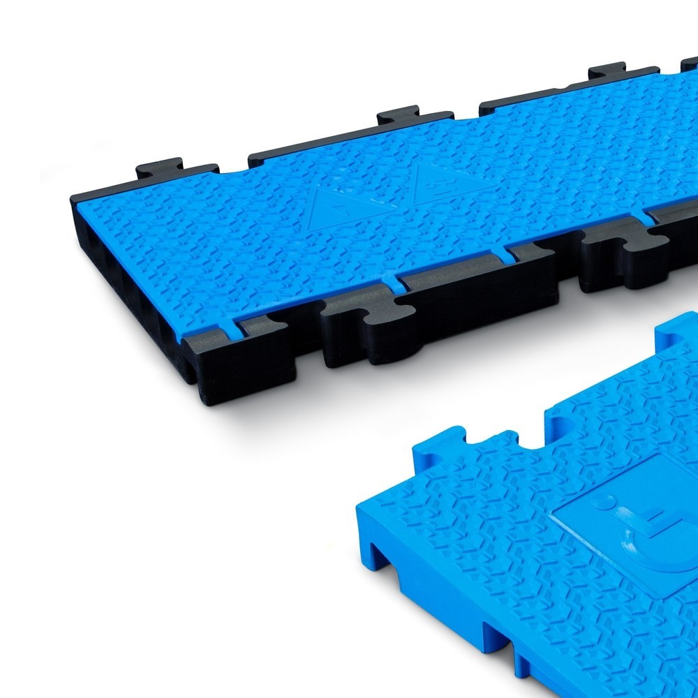 Produktabbildung Nr. 4: Defender® by Adam Hall Kabelbrücke MIDI 5 2D Rollstuhlrampen-Set, blau