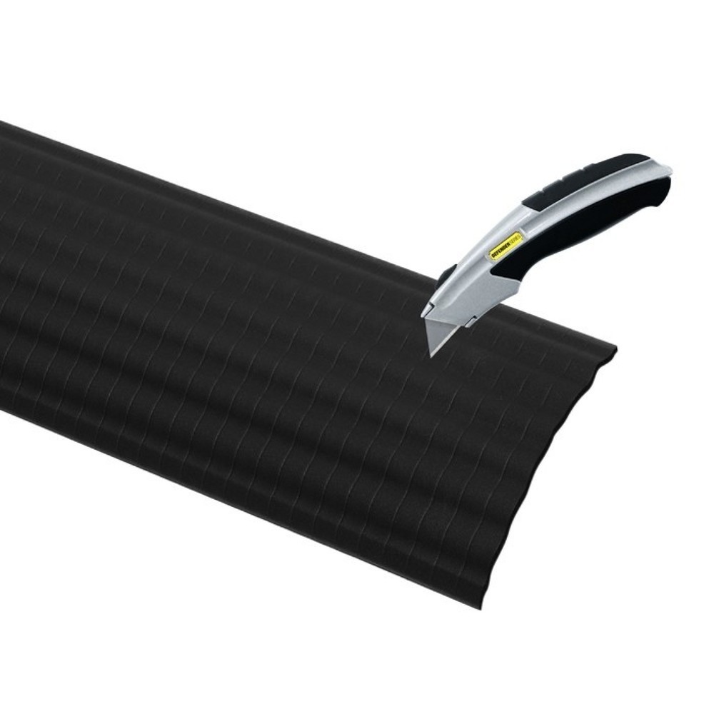 Produktabbildung Nr. 3: Defender® by Adam Hall Kabelbrücke OFFICE Endstück, 4 Kanäle, schwarz