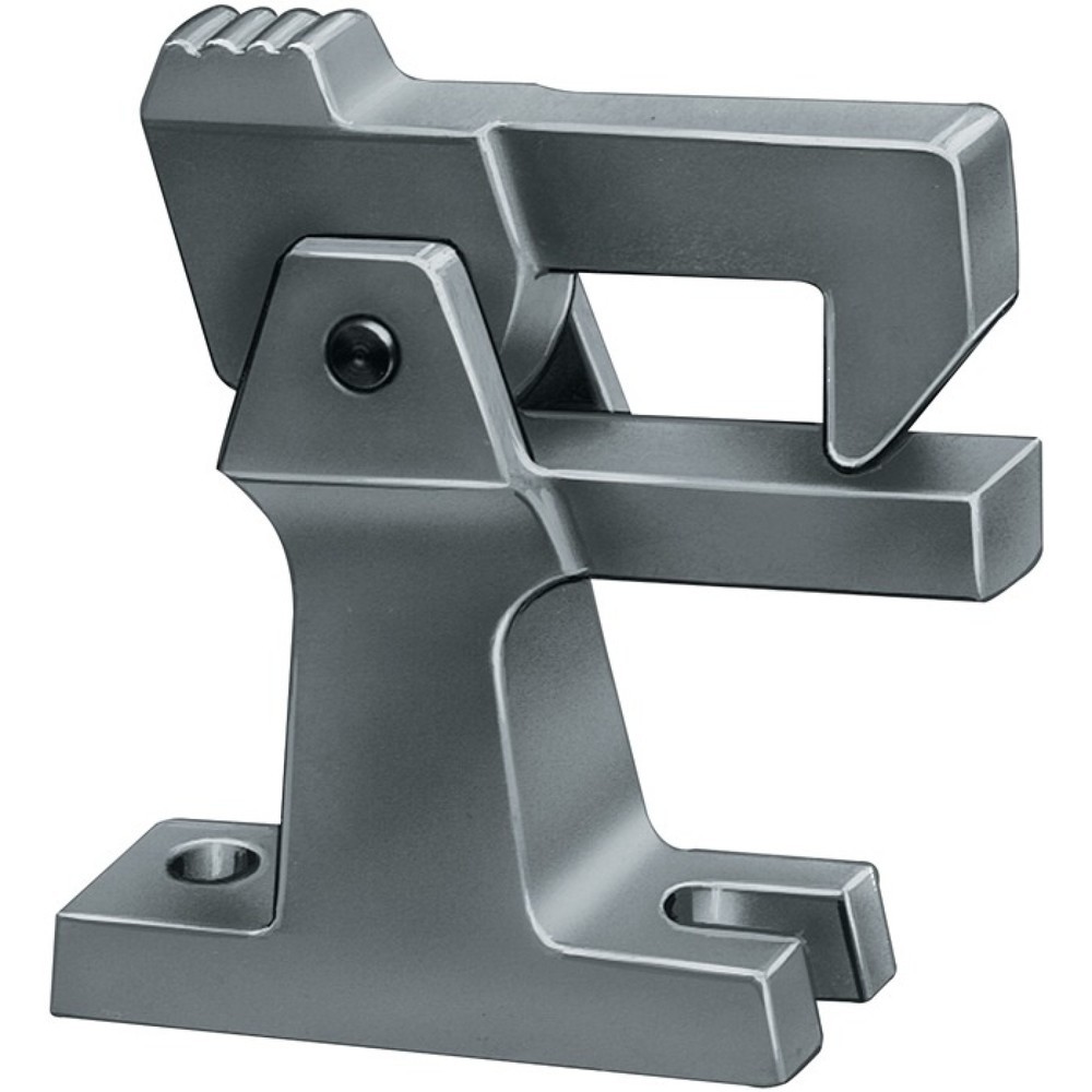 Illustration du produit: DENI Torfeststeller 3805/3807, Leichtmetallguss F1 naturfarbig eloxiert, ohne Puffer