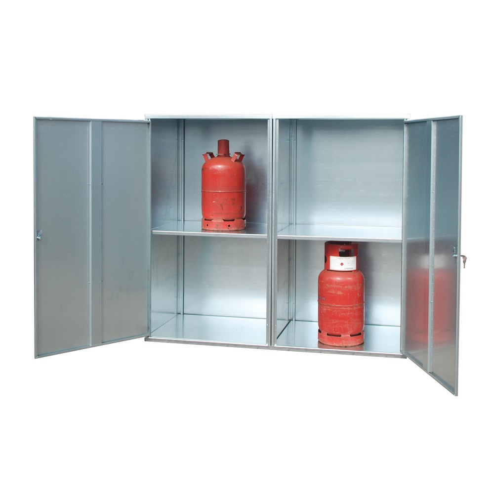 Produktabbildung Nr. 2: Dépôt de bouteilles de gaz Bauer® GFD-G 2, galvanisé