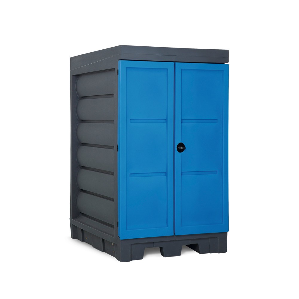 Produktabbildung Nr. 1: Dépôt pour matières dangereuses en PE, HxlxP 1 980 x 1 140 x 1 480 mm, 2x 200 l