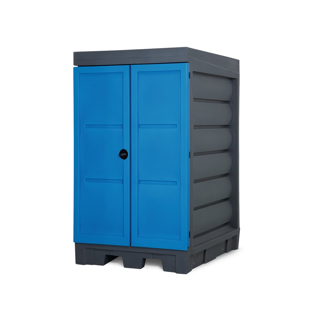 Produktabbildung Nr. 3: Dépôt pour matières dangereuses en PE, HxlxP 1 980 x 1 140 x 1 480 mm, 2x 200 l