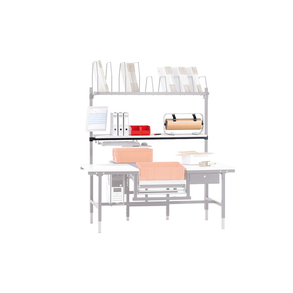 Produktabbildung Nr. 3: Desserte pour système de table d’emballage, bois, HxlxP 30 x 1 600 x 400 mm