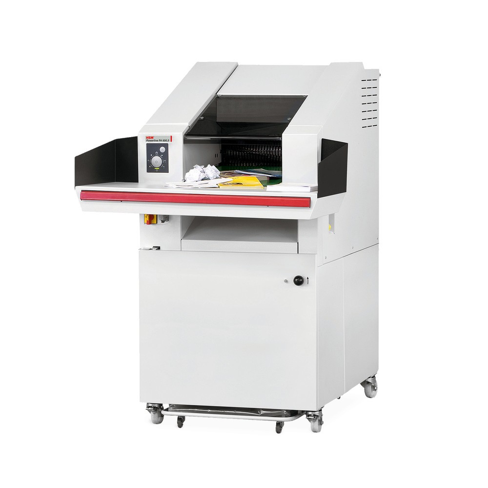 Produktabbildung Nr. 2: Destructeur de documents grande capacité HSM Powerline FA 500.3, coupe croisée en particules 10,5 x 40 à 76 mm