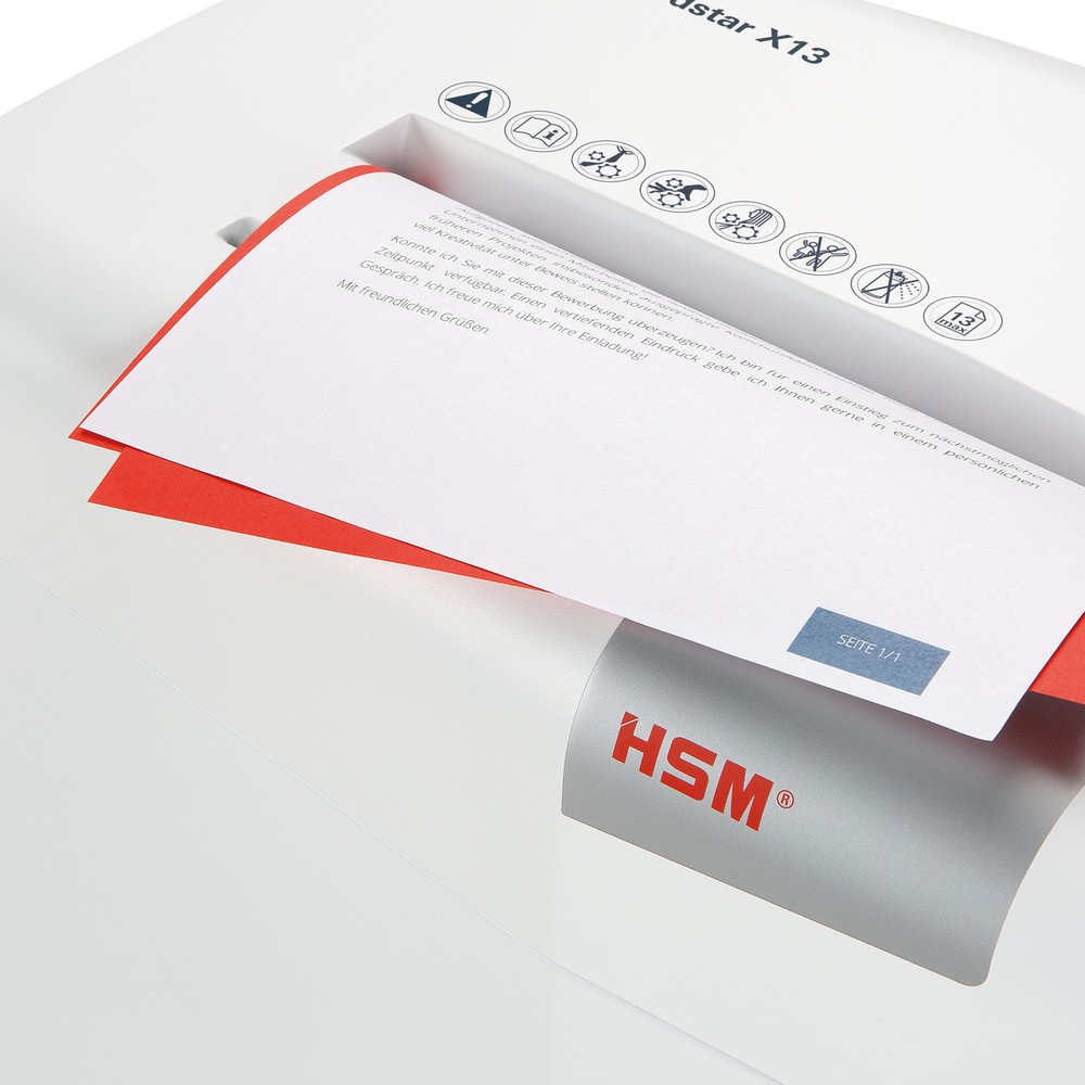 Produktabbildung Nr. 3: Destructeur de documents HSM shredstar X13, coupe croisée en particules 4 x 37 mm