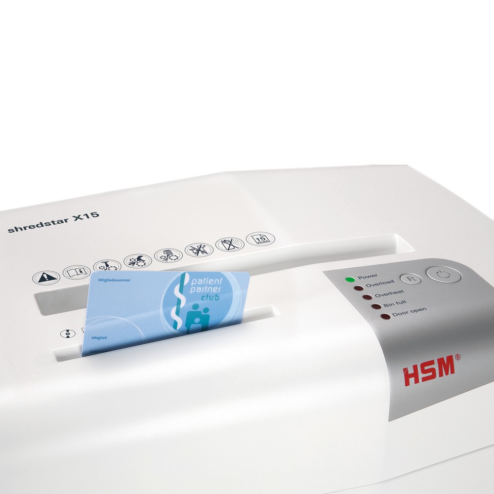 Produktabbildung Nr. 2: Destructeur de documents HSM shredstar X15, coupe croisée en particules 4 x 37 mm