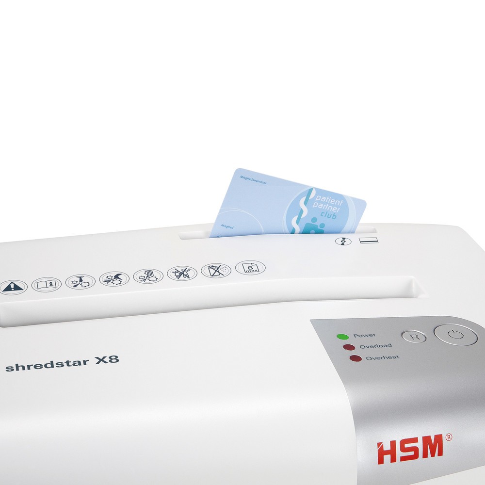 Produktabbildung Nr. 2: Destructeur de documents HSM shredstar X8, coupe croisée en particules 4,5 x 30 mm