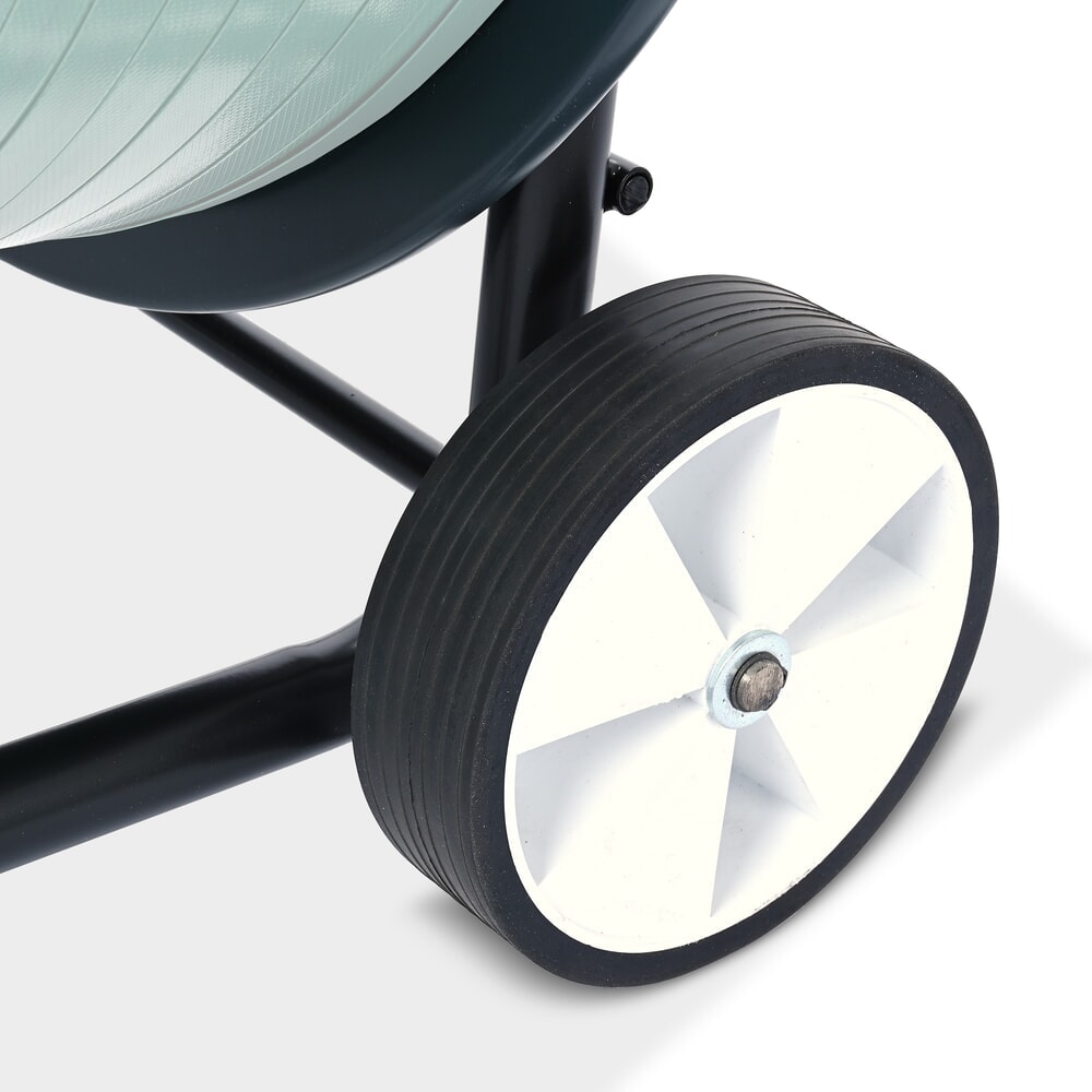 N° de l'image du produit 7 : Dévidoir HEMMDAL pour feuillard de cerclage PP/PET, système ergonomique à 4 roues, diamètre du noyau 406 mm