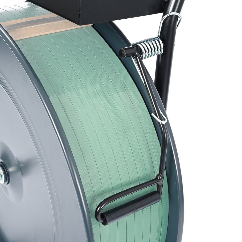 N° de l'image du produit 9 : Dévidoir HEMMDAL pour feuillard de cerclage PP/PET, système ergonomique à 4 roues, diamètre du noyau 406 mm