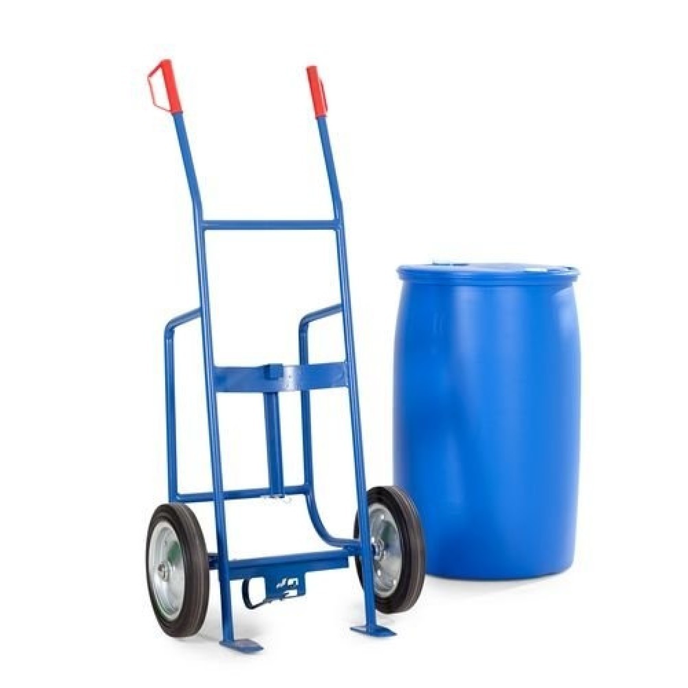 Illustration du produit: Diable à fûts FKH, pour 1x fût de 200/220 litres, bandage plein, électro-conducteur