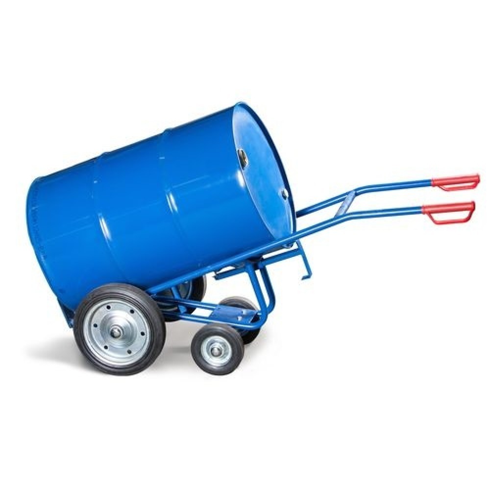 Illustration du produit: Diable à fûts FKR-S2, pour 1x fût de 200/220 litres, 2 roues stabilisatrice, bandage plein