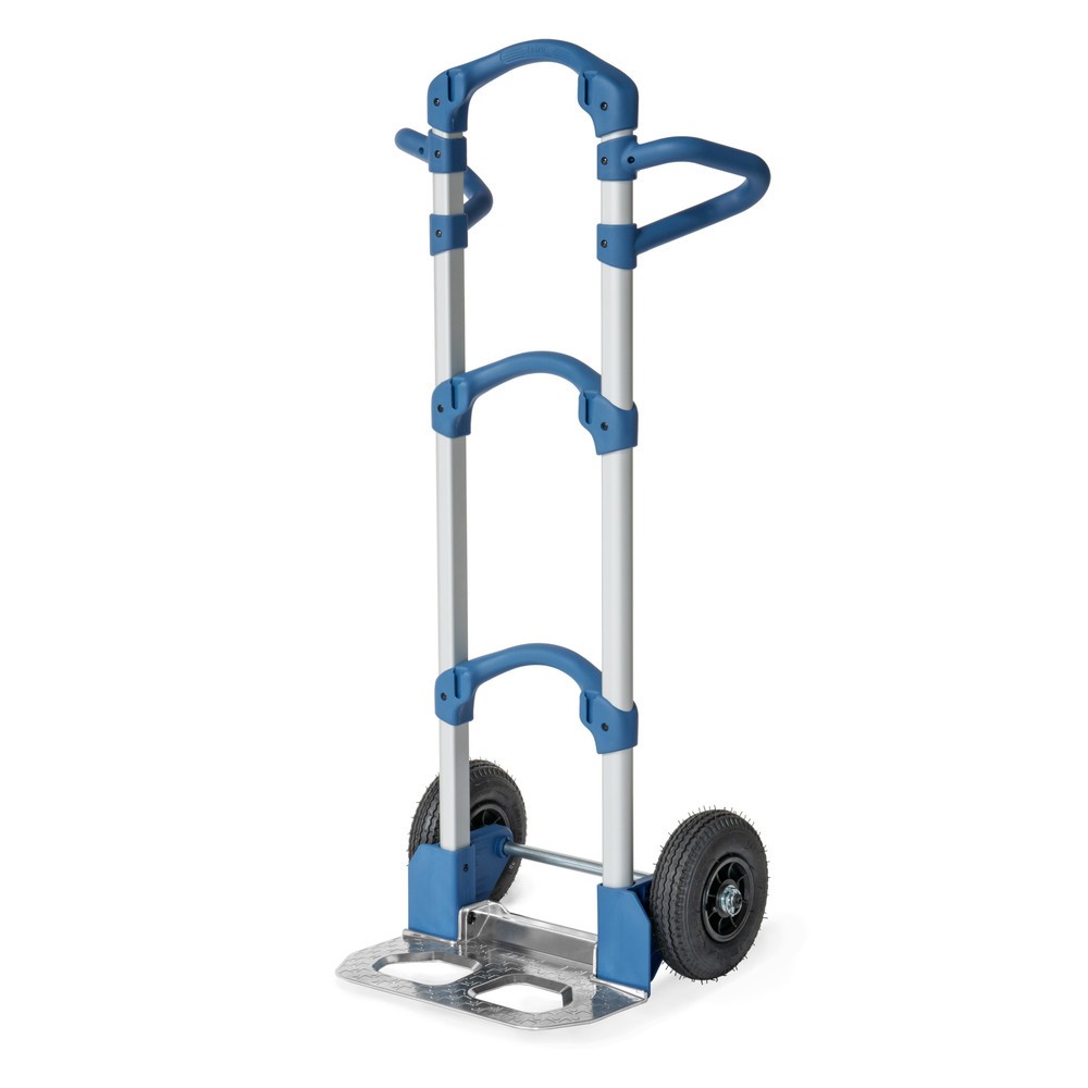 Illustration du produit: Diable en aluminium Wuppi fetra®, capacité de charge 200 kg, pelle l x P 425 x 165 mm
