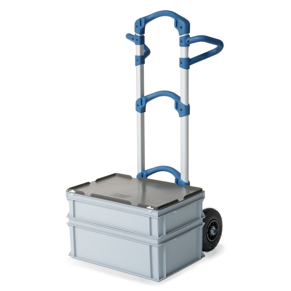 Produktabbildung Nr. 3: Diable en aluminium Wuppi fetra®, capacité de charge 200 kg, pelle l x P 425 x 165 mm