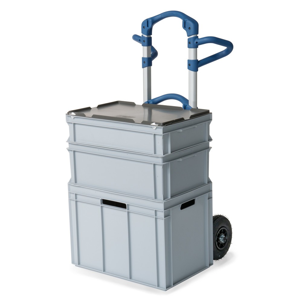 Produktabbildung Nr. 5: Diable en aluminium Wuppi fetra®, capacité de charge 200 kg, pelle l x P 425 x 165 mm