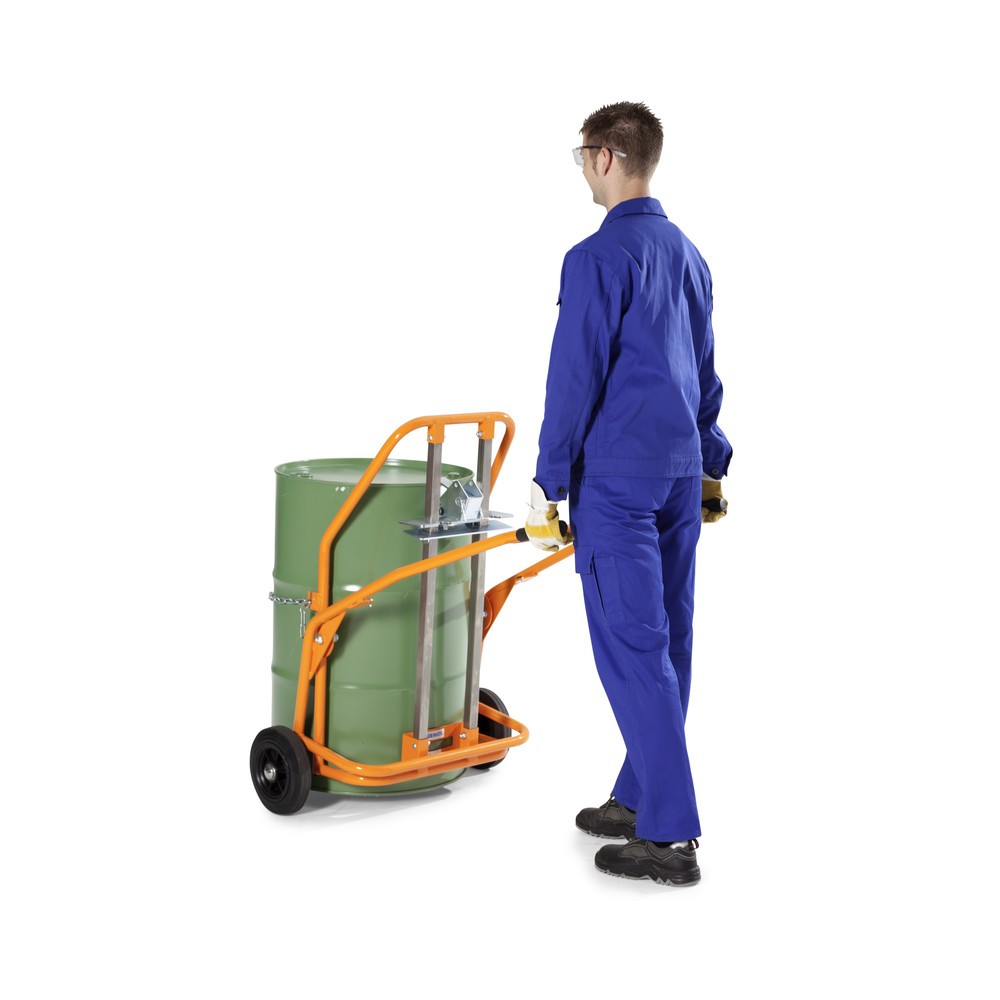 Produktabbildung Nr. 4: Diable porte-fûts, pour 1x fût en PE de 60 à 220 litres, capacité de charge 350 kg