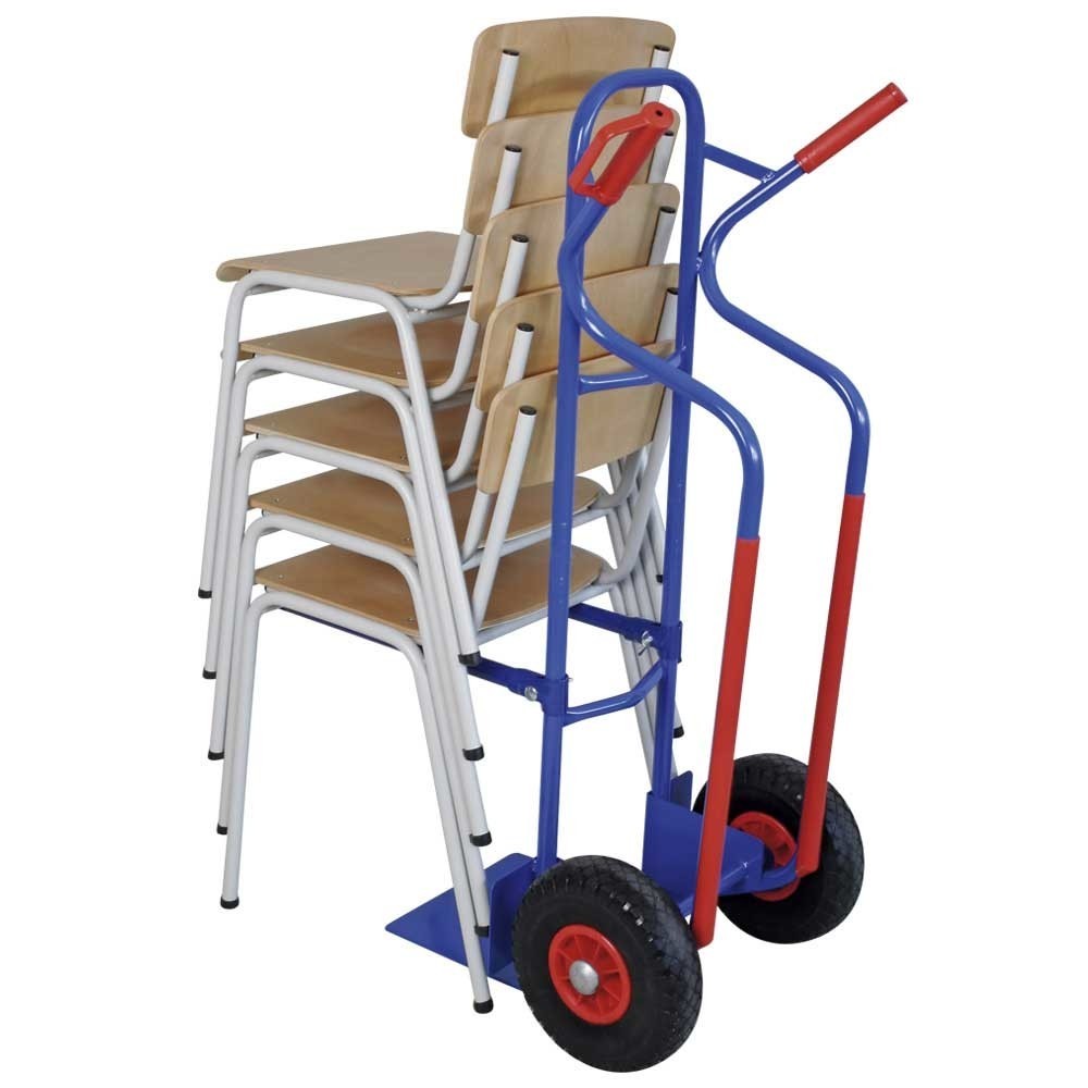 Produktabbildung Nr. 2: Diable pour chaises HEMMDAL, pneumatiques increvables, capacité de charge du chariot 250 kg, bras porteurs réglables en hauteur 70 kg