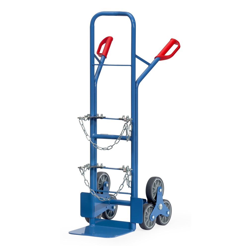 Illustration du produit: fetra® Diable pour escaliers pour bouteilles en acier, capacité de charge 200 kg