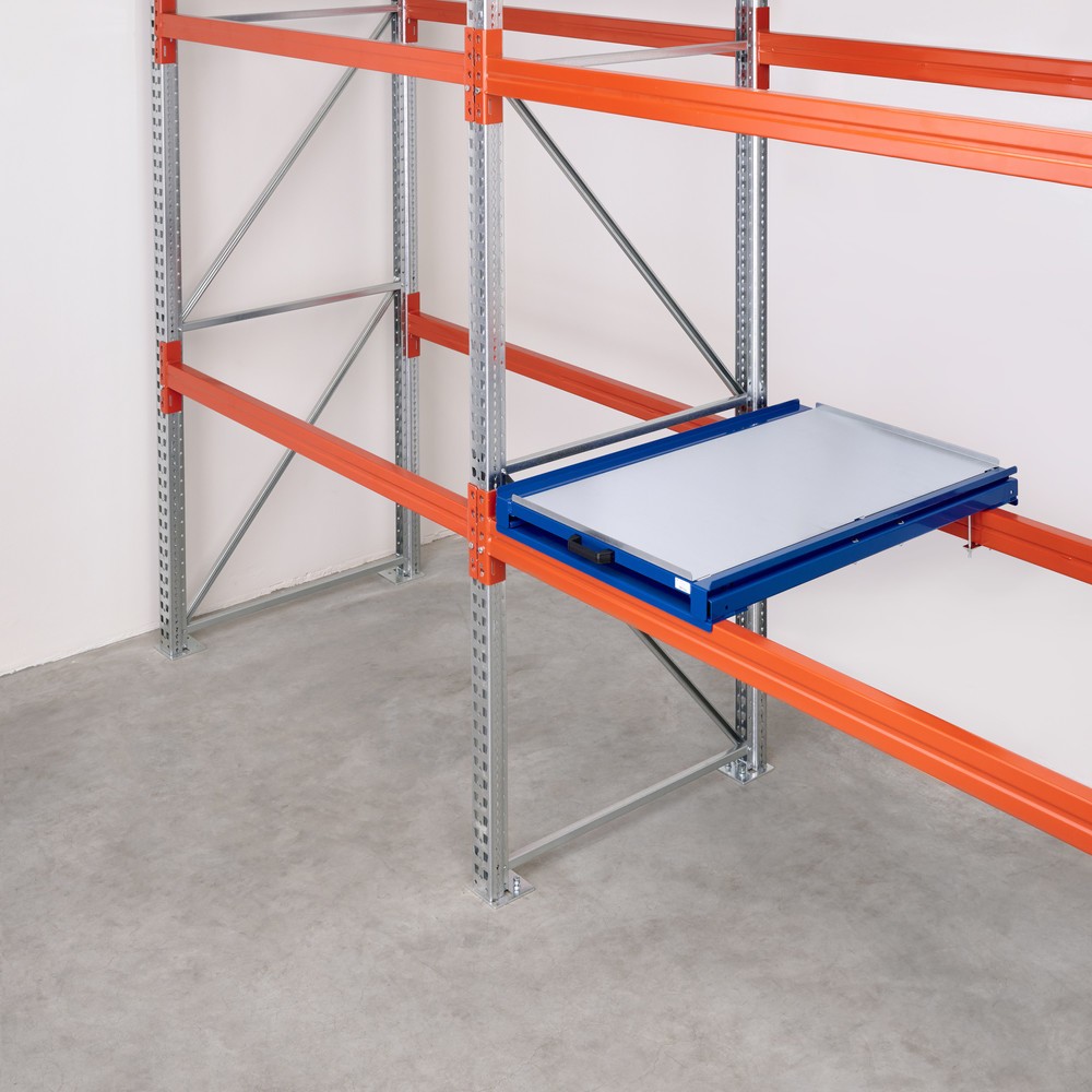 Produktabbildung Nr. 2: Dispositif d’extraction de palettes avec fond en acier, capacité de charge 200 kg, profondeur d’extraction de 100 %