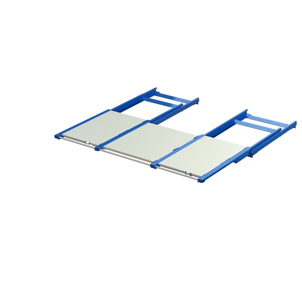 Illustration du produit: Dispositif d’extraction de palettes XL, capacité de charge 1 200 kg, profondeur d’extraction de 100 %, l x P 2 600 x 1 200 mm, avec fond en acier