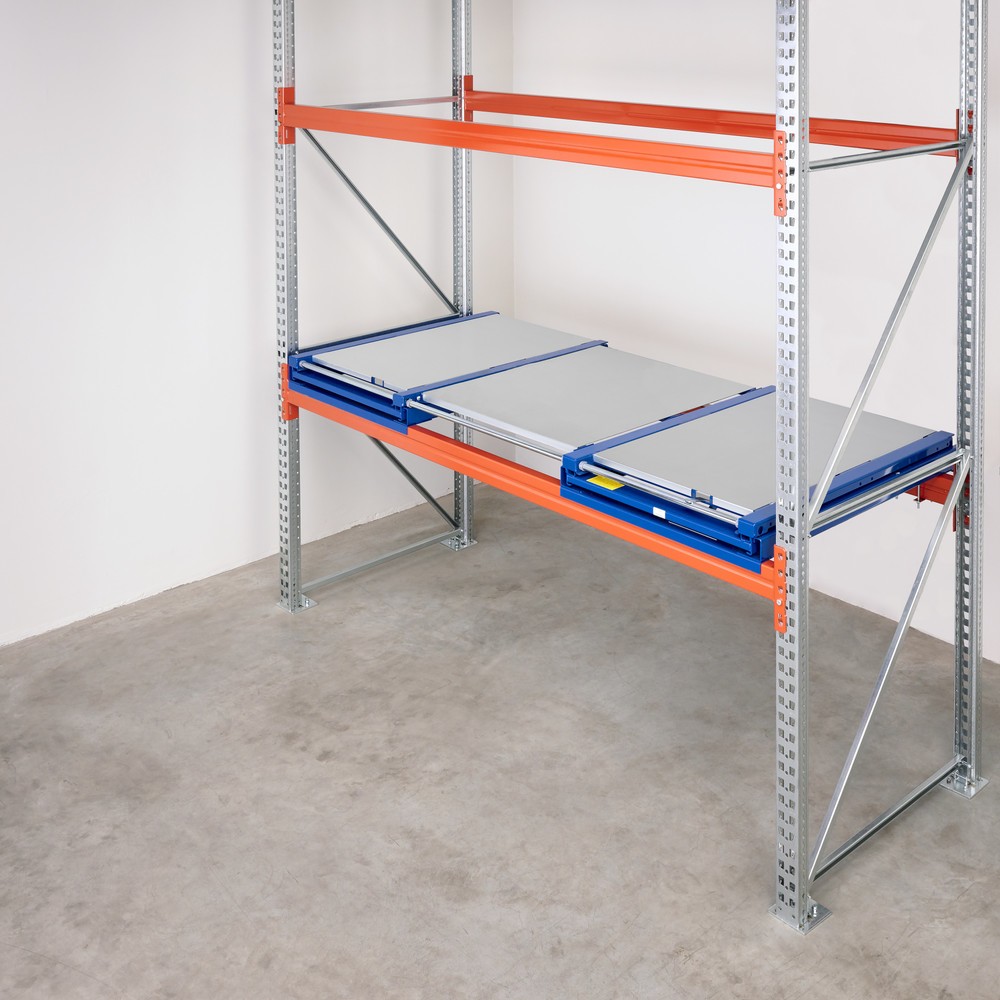 Produktabbildung Nr. 3: Dispositif d’extraction de palettes XL, capacité de charge 1 200 kg, profondeur d’extraction de 100 %, l x P 2 600 x 1 200 mm, avec fond en acier