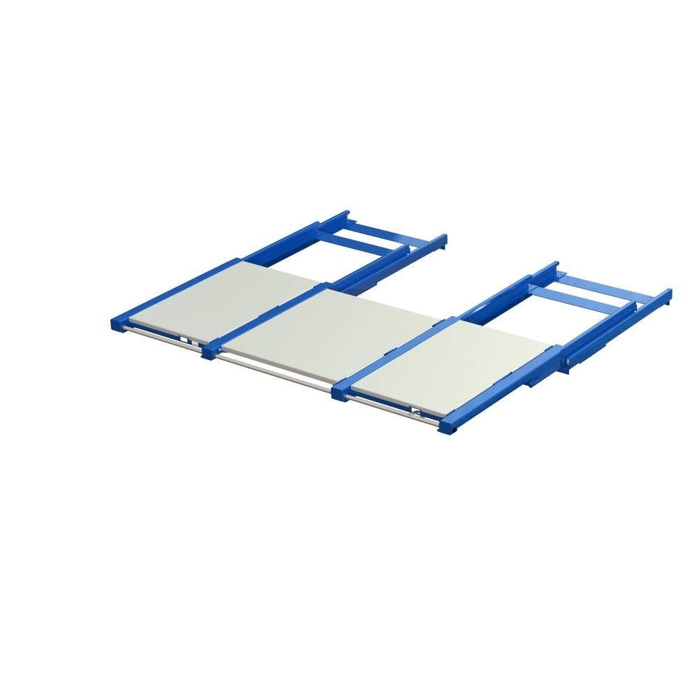 Produktabbildung Nr. 1: Dispositif d’extraction de palettes XL, capacité de charge 1 600 kg, profondeur d’extraction de 100 %, l x P 2 600 x 1 200 mm, avec fond en acier
