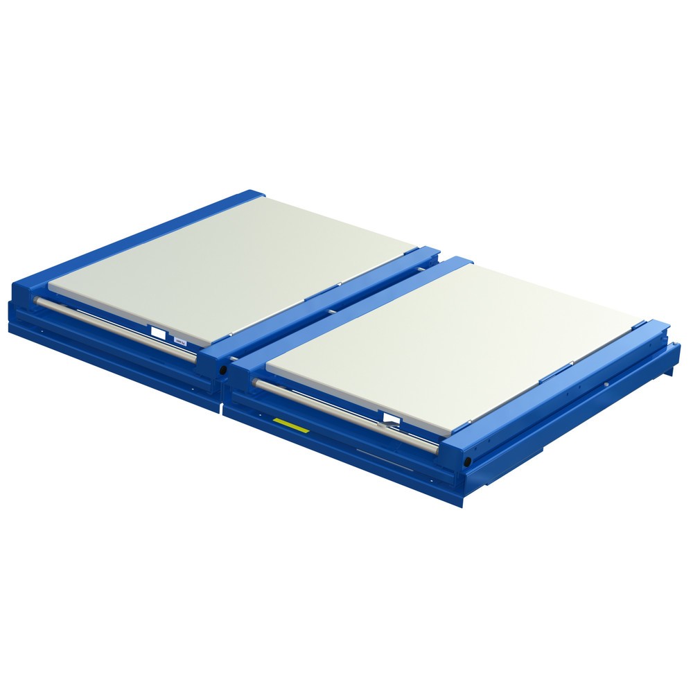 Illustration du produit: Dispositif d’extraction de palettes XL, capacité de charge 1 600 kg, profondeur d’extraction de 100 %, l x P 1 700 x 1 200 mm, avec fond en acier