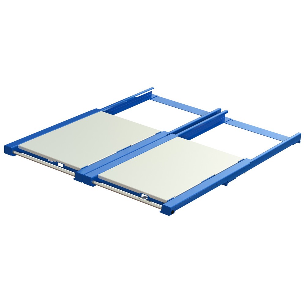 Produktabbildung Nr. 2: Dispositif d’extraction de palettes XL, capacité de charge 1 600 kg, profondeur d’extraction de 70 %, l x P 1 700 x 1 200 mm, avec fond en acier