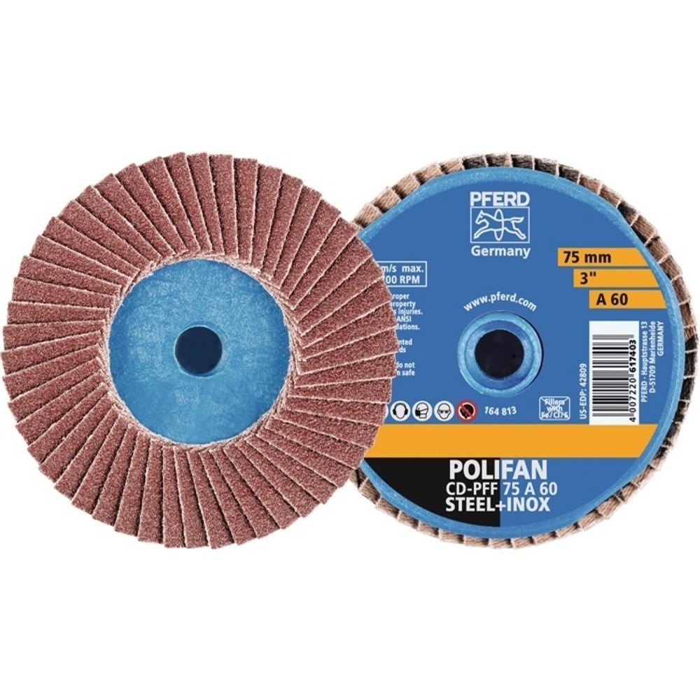 Illustration du produit: Disque à surfacer à lamelles COMBIDISC-Mini-POLIFAN D. 50 mm granulation 40 1910