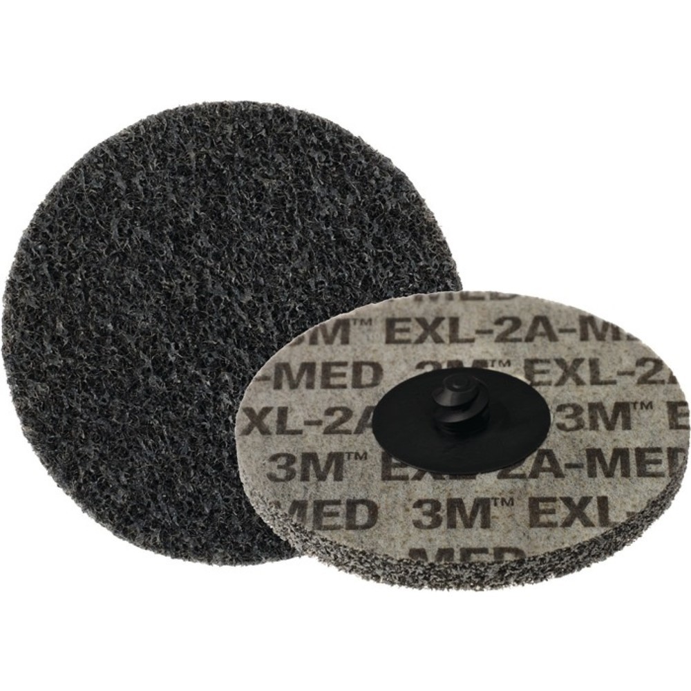 Illustration du produit: Disque en non-tissé compact Scotch Brite™ XL-DR D. 50,8 mm moyen gris 22100 min-