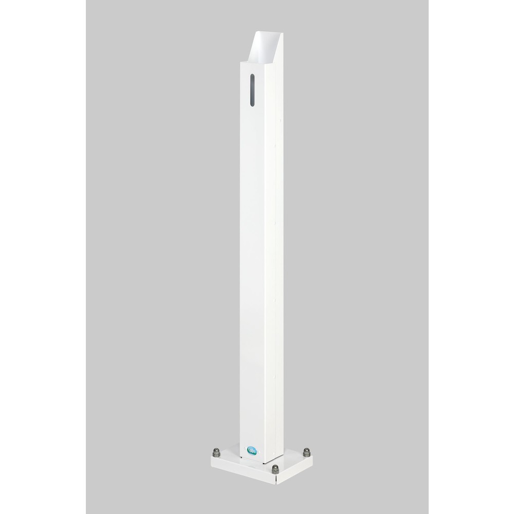 Illustration du produit: Distributeur de désinfectant pour les mains VAR® HDS 105, montage au sol, sans distributeur, blanc
