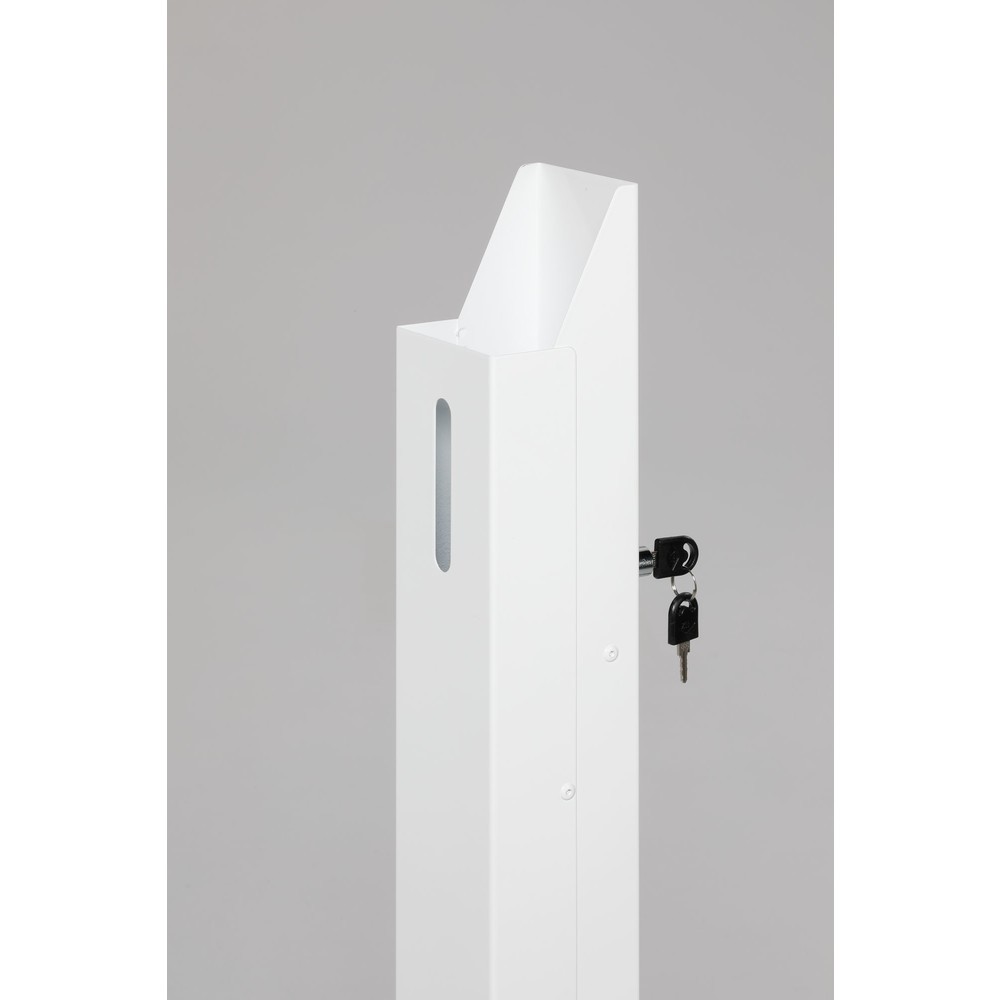 Produktabbildung Nr. 2: Distributeur de désinfectant pour les mains VAR® HDS 105, montage au sol, sans distributeur, blanc