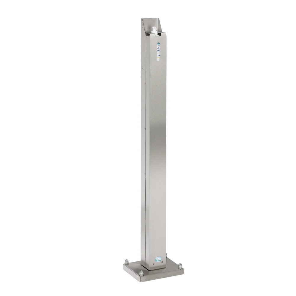 Illustration du produit: Distributeur de désinfectant pour les mains VAR® HDS 106, montage au sol, acier inoxydable