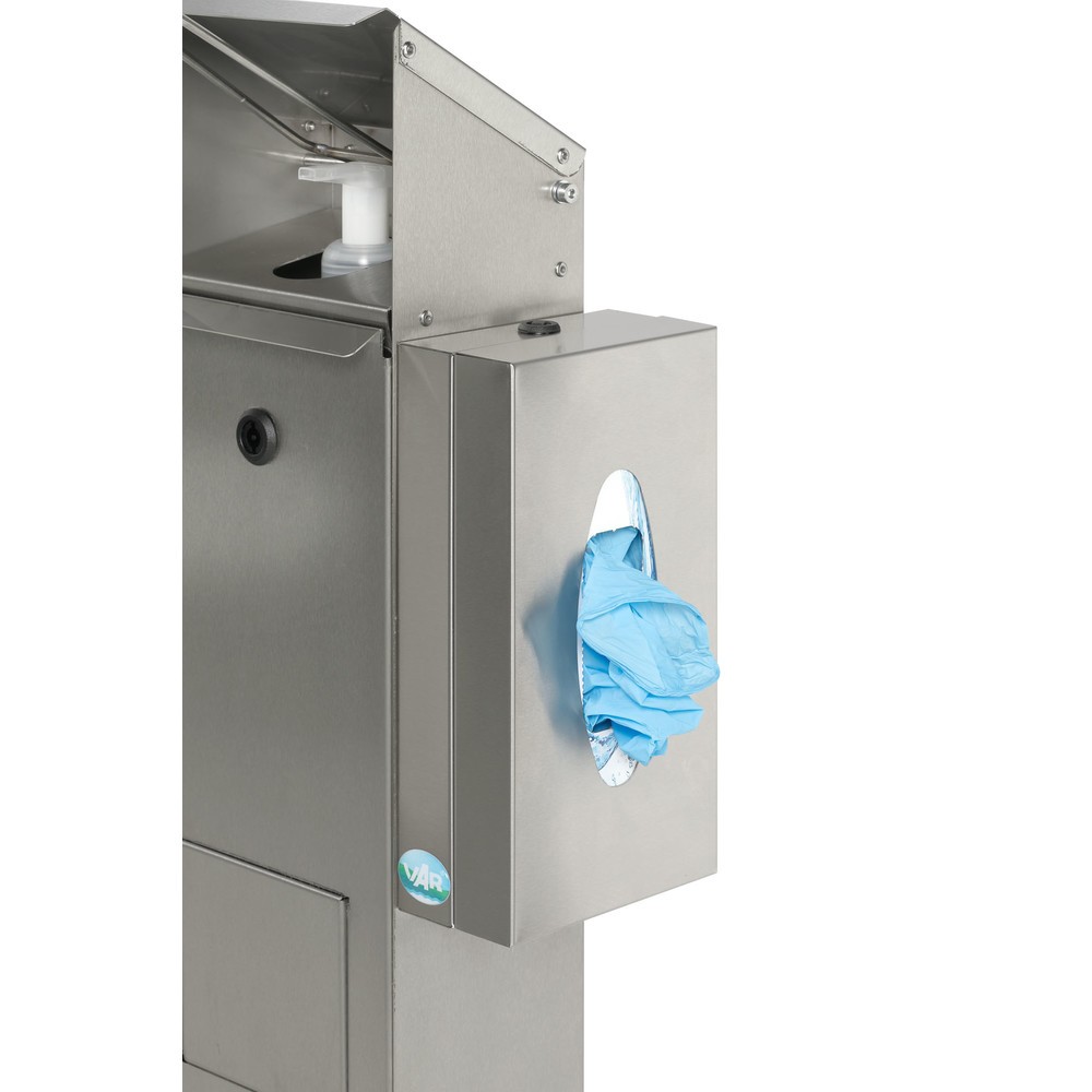 Produktabbildung Nr. 4: Distributeur de désinfectant pour les mains VAR® HDS BOX 116, montage au sol, acier inoxydable