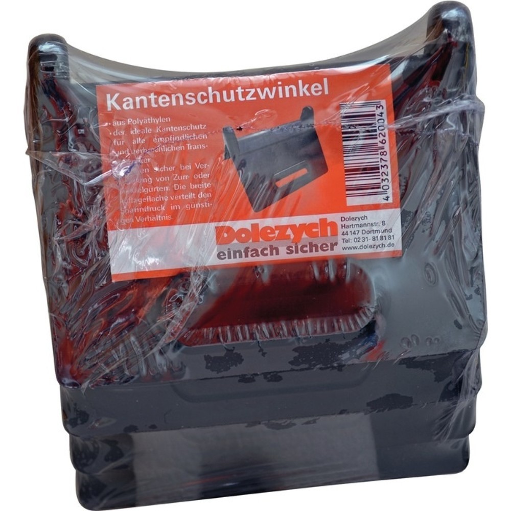 Produktabbildung Nr. 2: Dolezych Coin protège-arête, avec fente, longueur de pattes 90 x 90 mm noir, 4 pcs / set