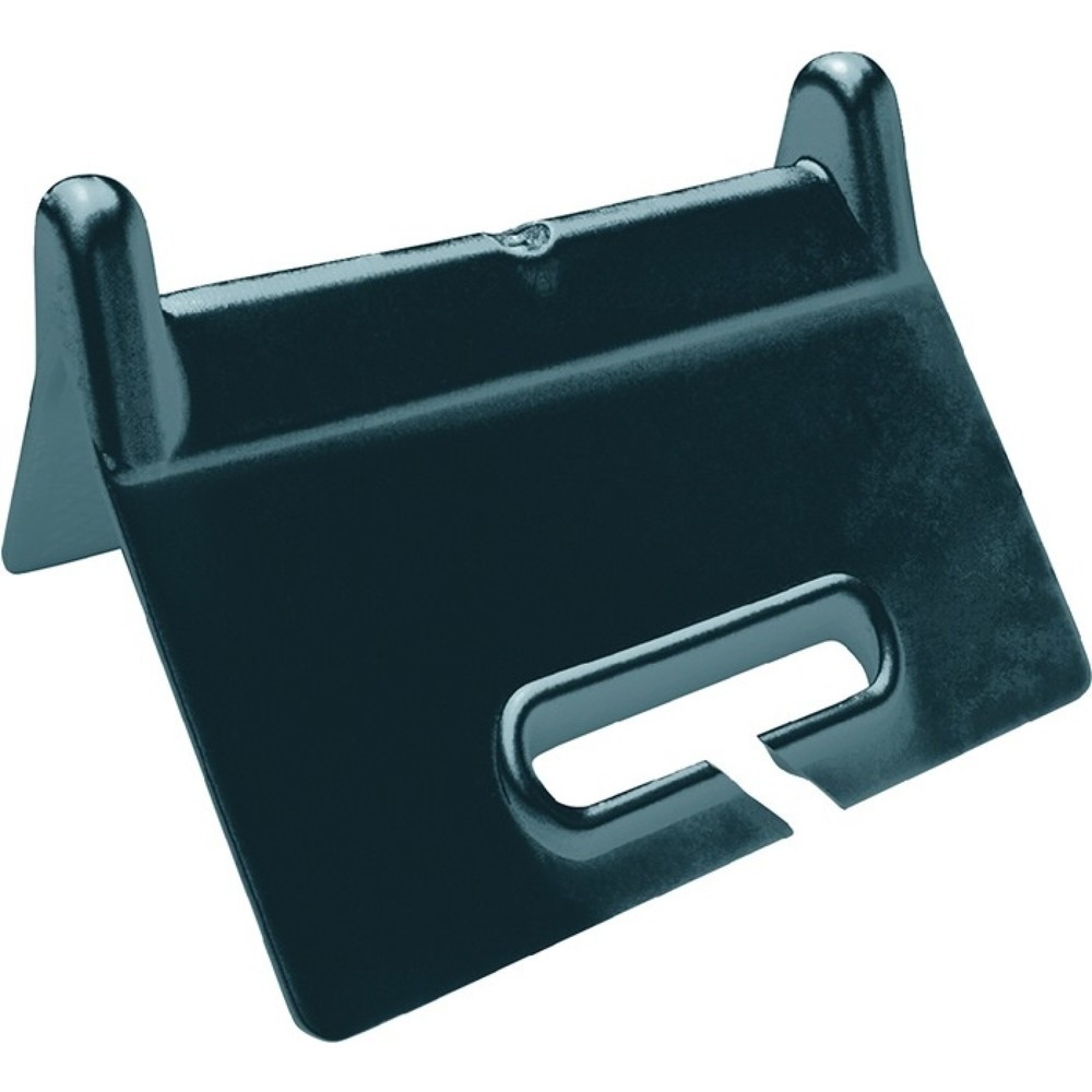 Produktabbildung: Dolezych Kantenschutzwinkel, mit Schlitz, Schenkellänge 90 x 90 mm schwarz, 4 St./Set